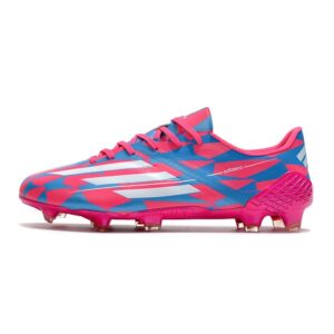 Chaussure de foot adidas F50 Ghosted Adizero FG Rose Bleu Blanc