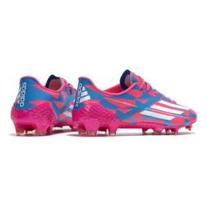 Chaussure de foot adidas F50 Ghosted Adizero FG Rose Bleu Blanc