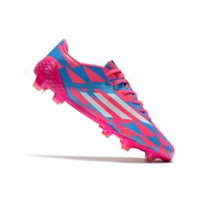 Chaussure de foot adidas F50 Ghosted Adizero FG Rose Bleu Blanc