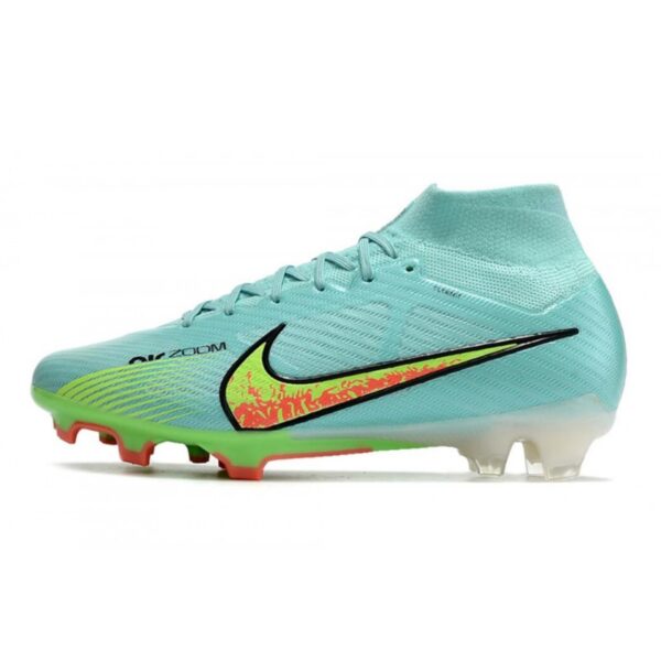 Crampon Neuf Mbappe Nike Mercurial Superfly 7 Elite FG -Gris Or Vert