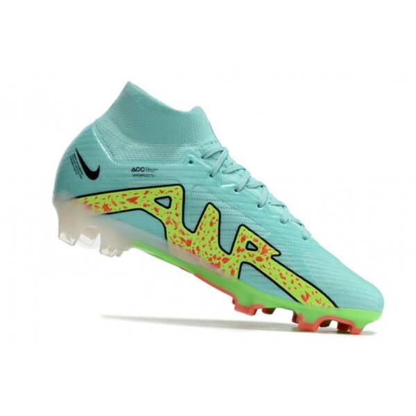 Crampon Neuf Mbappe Nike Mercurial Superfly 7 Elite FG -Gris Or Vert