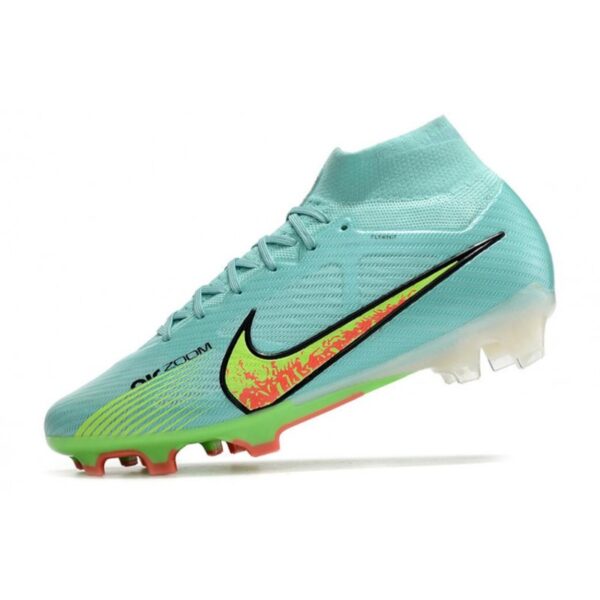 Crampon Neuf Mbappe Nike Mercurial Superfly 7 Elite FG -Gris Or Vert