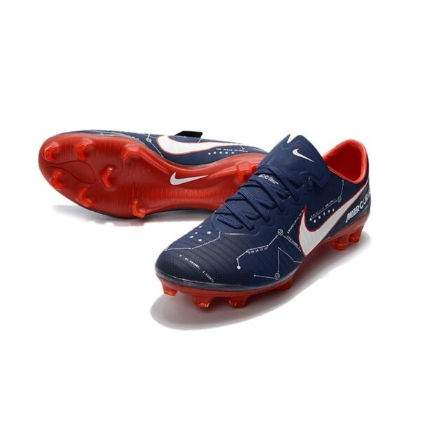 Nike Mercurial Vapor XI FG 2017 Crampon de Foot Bleu Rouge