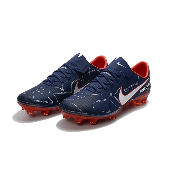 Nike Mercurial Vapor XI FG 2017 Crampon de Foot Bleu Rouge