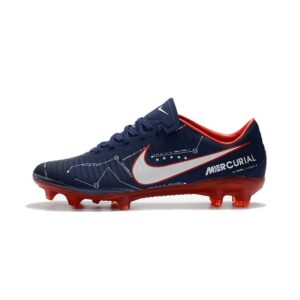 Nike Mercurial Vapor XI FG 2017 Crampon de Foot Bleu Rouge