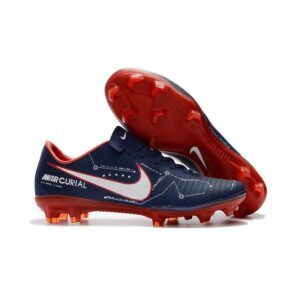 Nike Mercurial Vapor XI FG 2017 Crampon de Foot Bleu Rouge