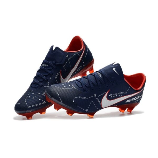 Nike Mercurial Vapor XI FG 2017 Crampon de Foot Bleu Rouge